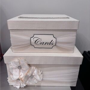 Etsy Cream Card Storage Box
